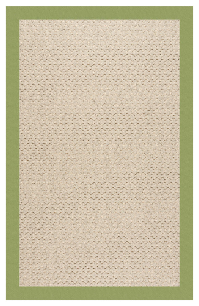 Zoe-Sugar Mountain Machine Tufted Rectangle Rug, Green, 4''x6''