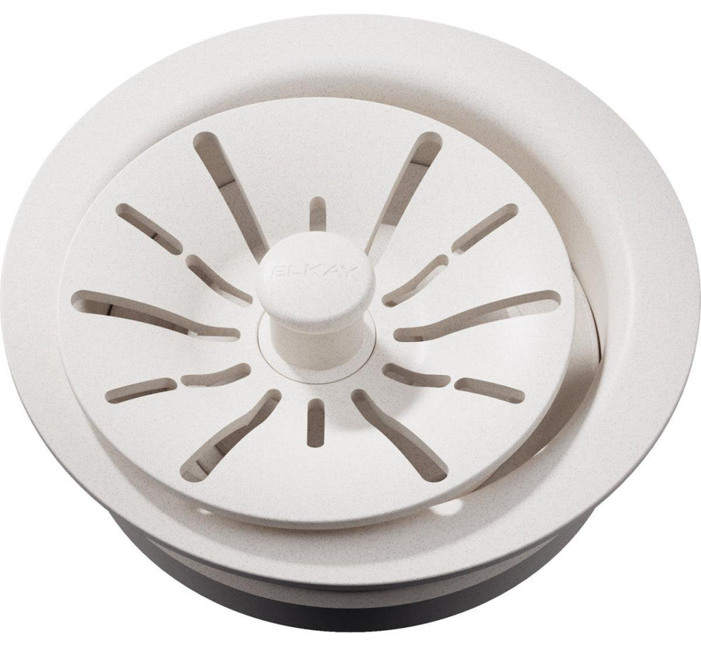 LKPDQD1RT Elkay Quartz Perfect Drain 3-1/2" Polymer Disposer Flange, Ricotta