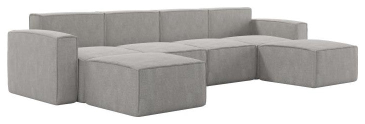 Bridgetown Luxury Modular Sectional Sofa, Gray