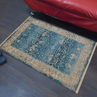Machine Made Polyester Durable Indoor Outdoor Washable Oriental Pattern Footmat