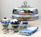 Blue Floral Cake Dome