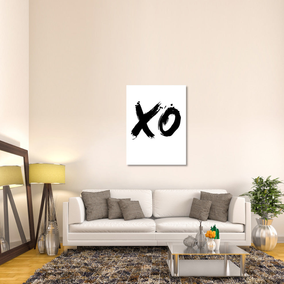 "XO Poster White" Fine Art Print