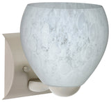 Bolla 1 Light Wall Lighting, Satin Nickel