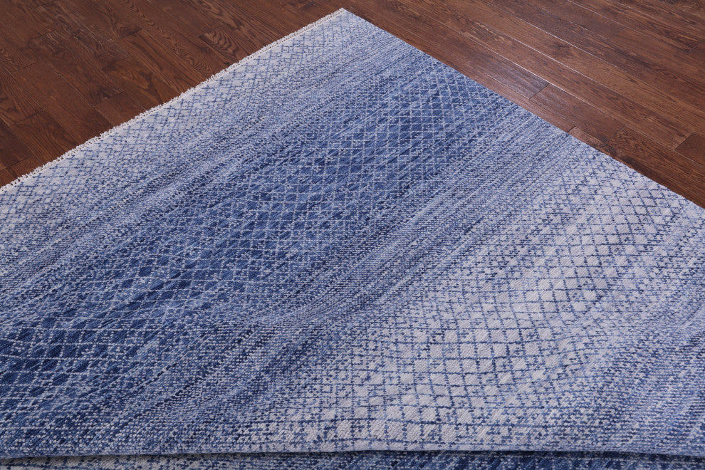 9' 11" X 14' 2" Savannah Grass Hand Knotted Wool Rug - Q13216