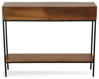 Edvin Console, Chestnut/Black
