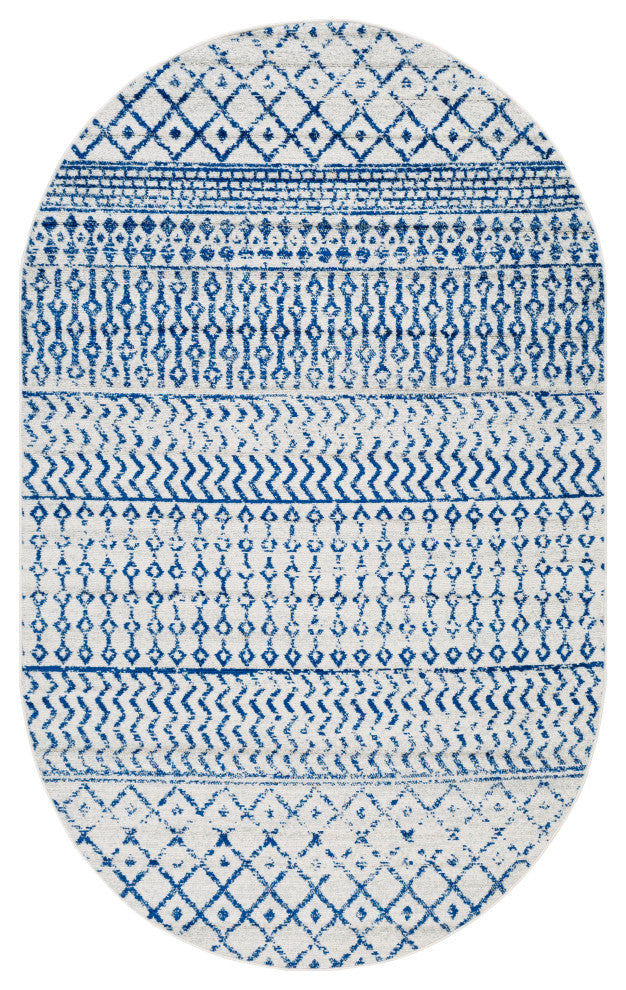 Surya Elaziz ELZ-2368 Machine Woven Area Rug, Cream, 4' x 6'
