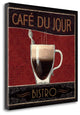 "Coffee Shop III" By Marco Fabiano, Giclee Print on Gallery Wrap Canvas