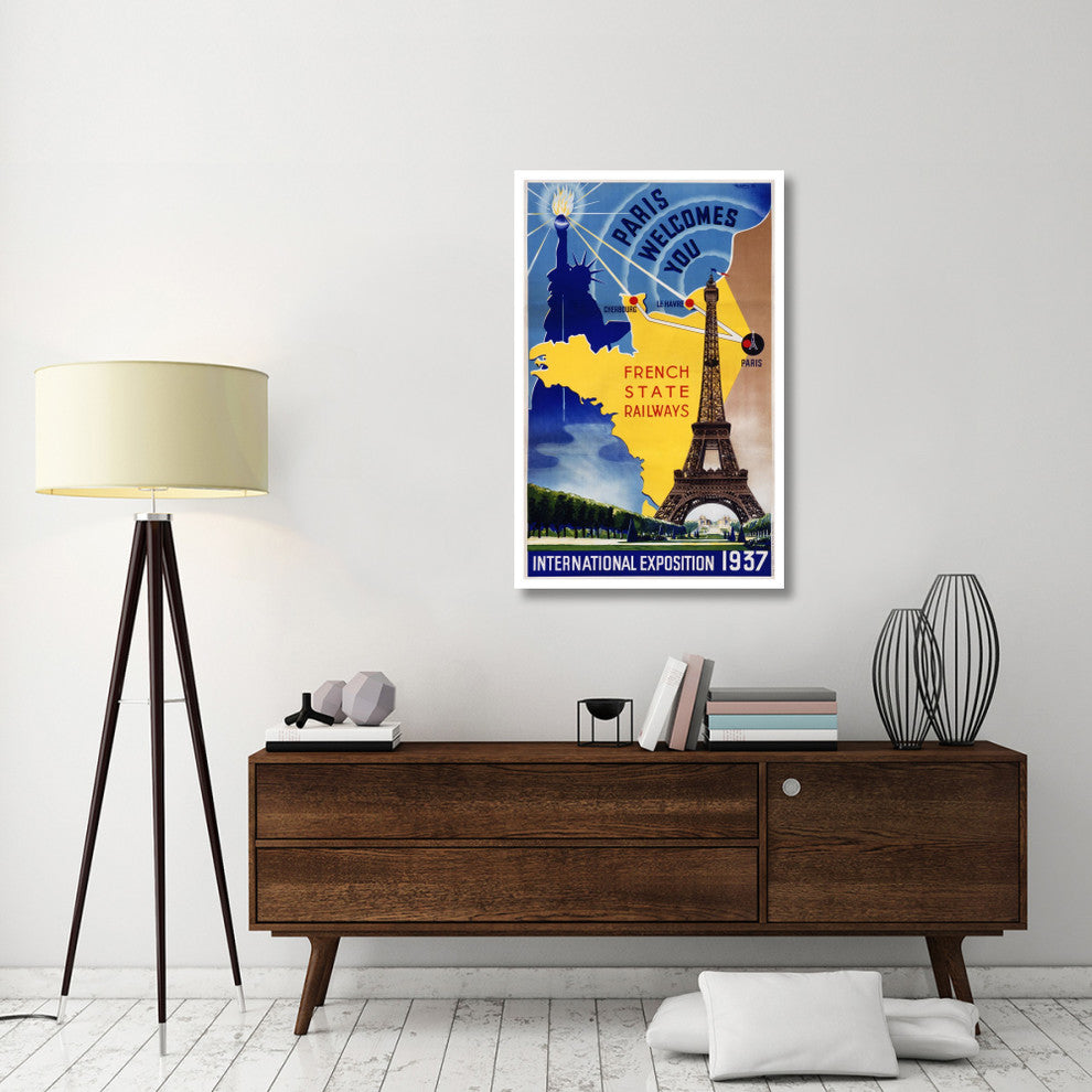 "Paris / International Exposition 1937" Digital Paper Print by Lilden, 30"x46"