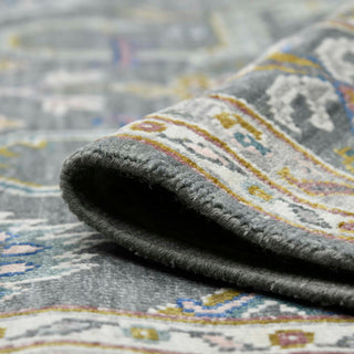 Bristol Harrow Runner, Gray, 2'8" x 8', Bordered