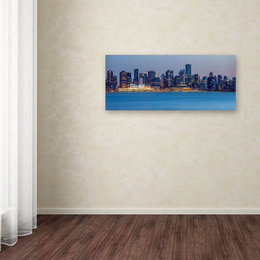 'Vancouver Panorama' Canvas Art by Pierre Leclerc
