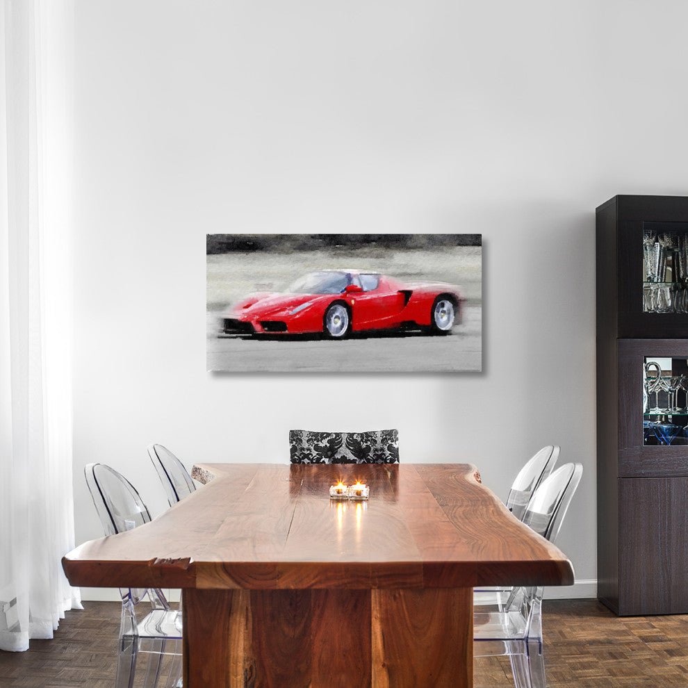 "2002 Ferrari Enzo Watercolor" Fine Art Print