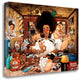 "The Barbers Shop" By Adam Perez, Giclee Print on Gallery Wrap Canvas