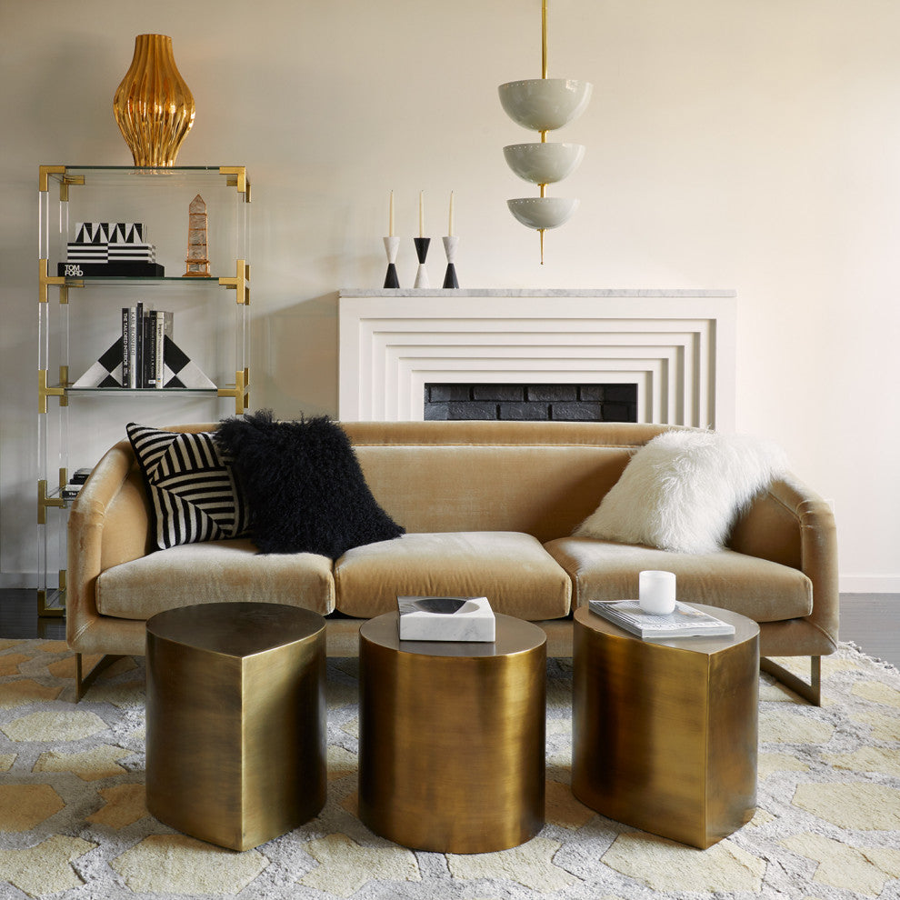Brass Teardrop Table