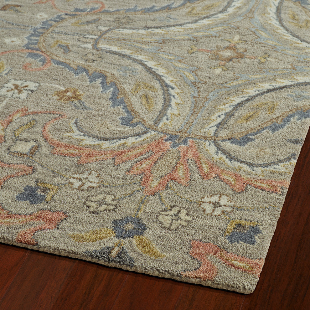Kaleen Helena Taupe Hand-Tufted Rug, 12'x15'