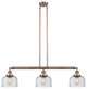 Innovations Lighting 213-Ac-S-G74-Led 3 Light Dimmable Led Island Light