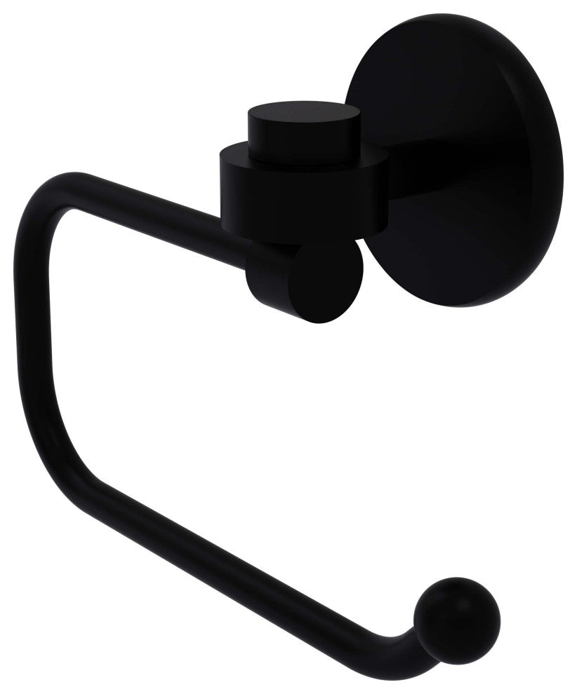 Satellite Orbit One Euro Style Toilet Tissue Holder, Matte Black