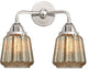 288-2W-PC-G146 Chatham 2 Light 14" Bath Vanity Light, Polished Chrome