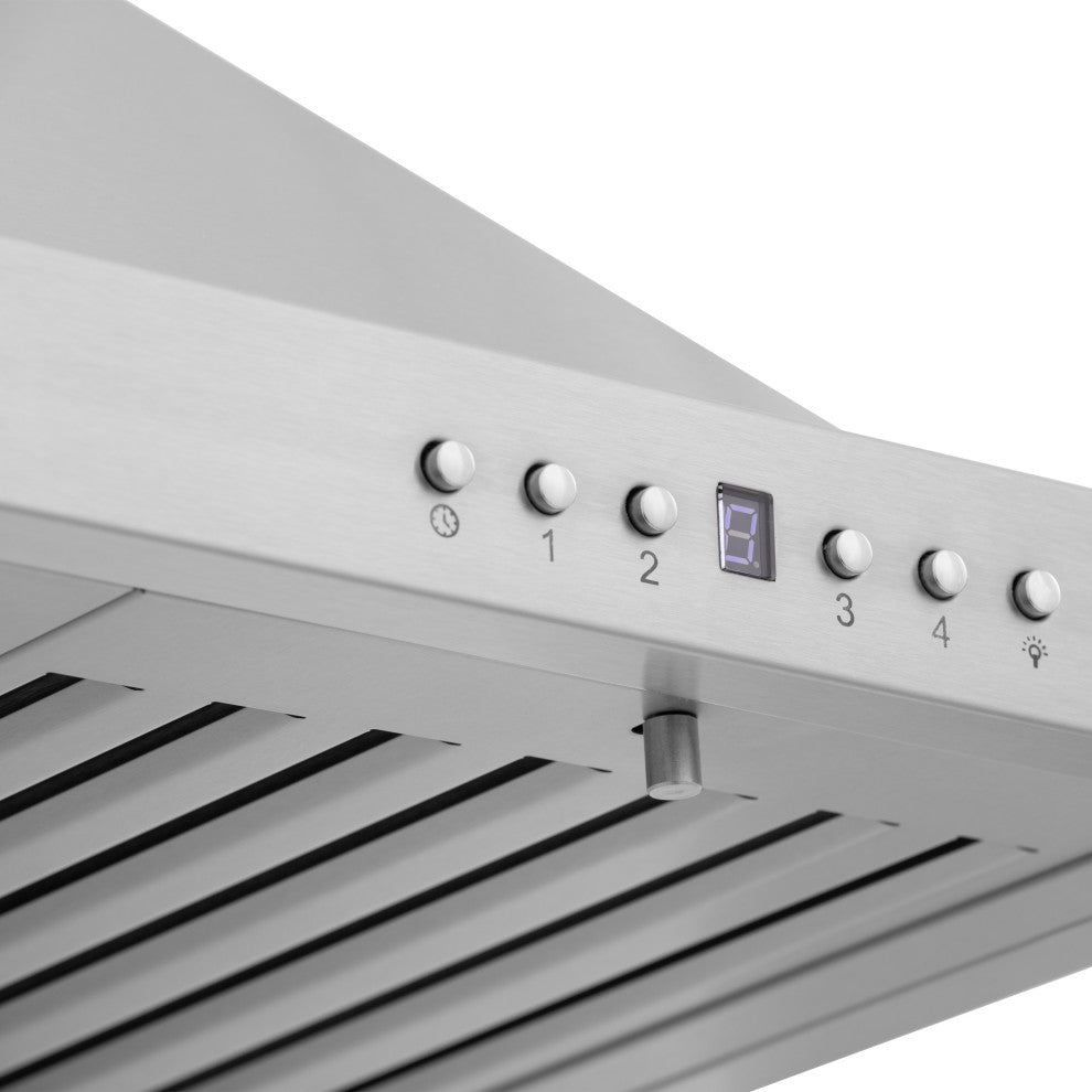 ZLINE 30" Range Hood, Stainless Steel With Set of 2 Charcoal Filters