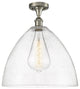 Innovations 516-1C-SN-GBD-164-LED 1 Light Semi-Flush Mount, Brushed Satin Nickel