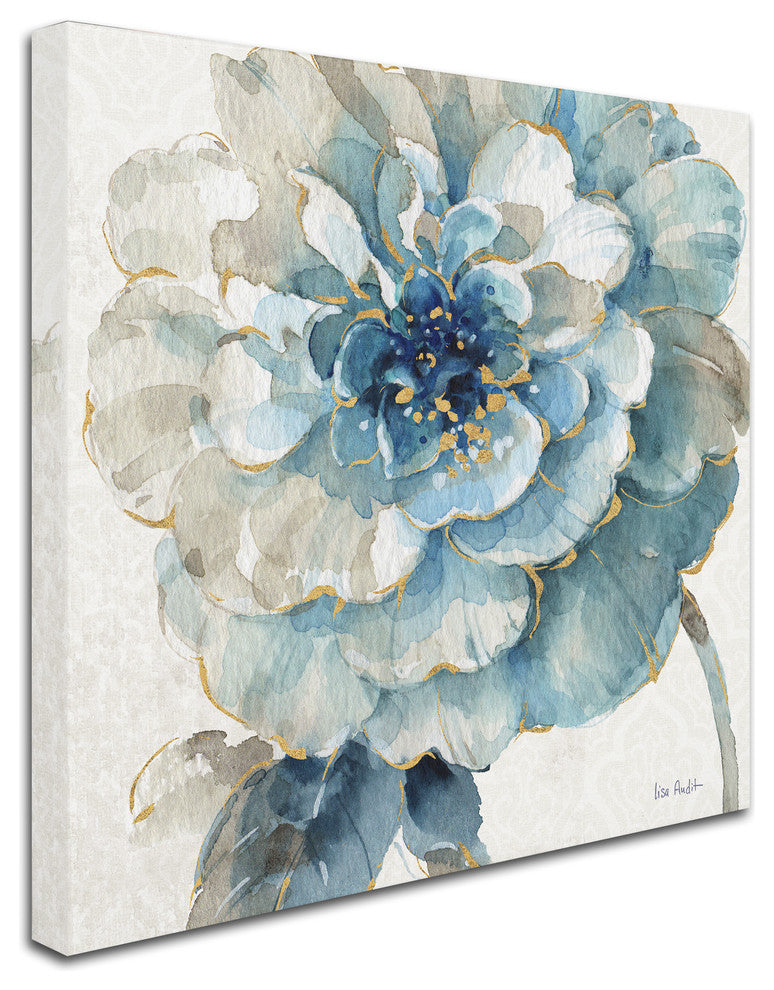 Lisa Audit 'Indigold VII' Canvas Art, 14"x14"