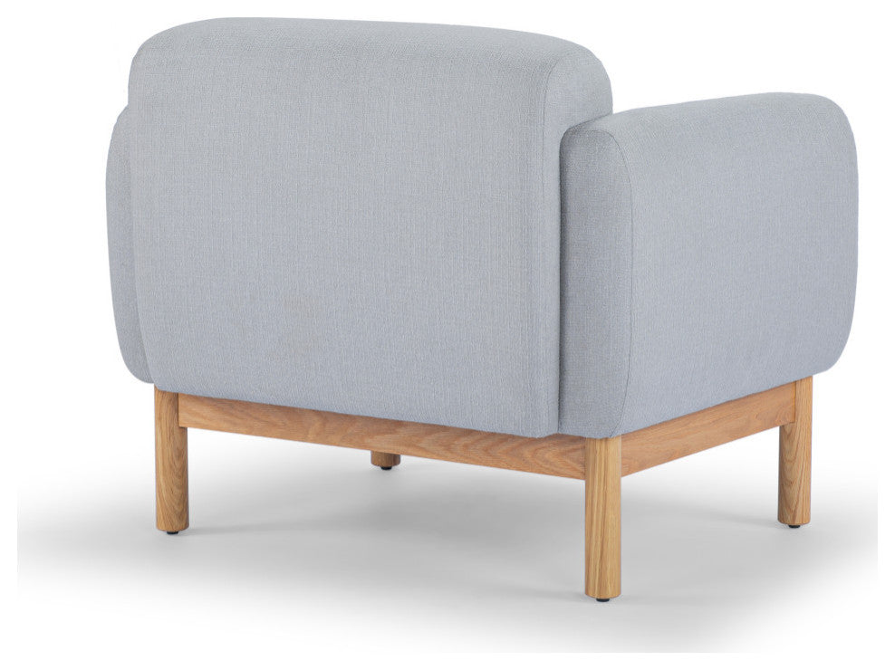 Metro, Tulum Accent Chair, Light Gray