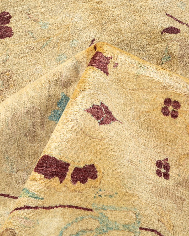 Addison, One-of-a-Kind Hand-Knotted Area Rug Ivory, 9'2"x11'10"