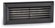 Endurance Louvered LED Brick Light, Architectural Black