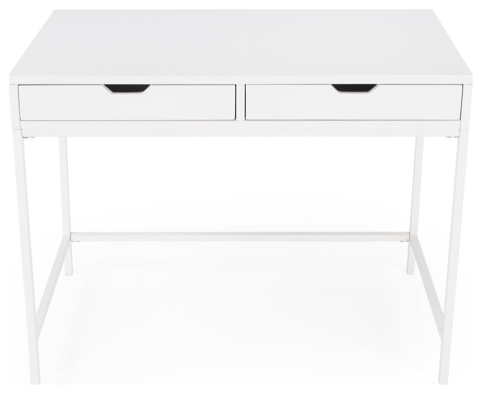 Butler Belka White Desk With Drawers