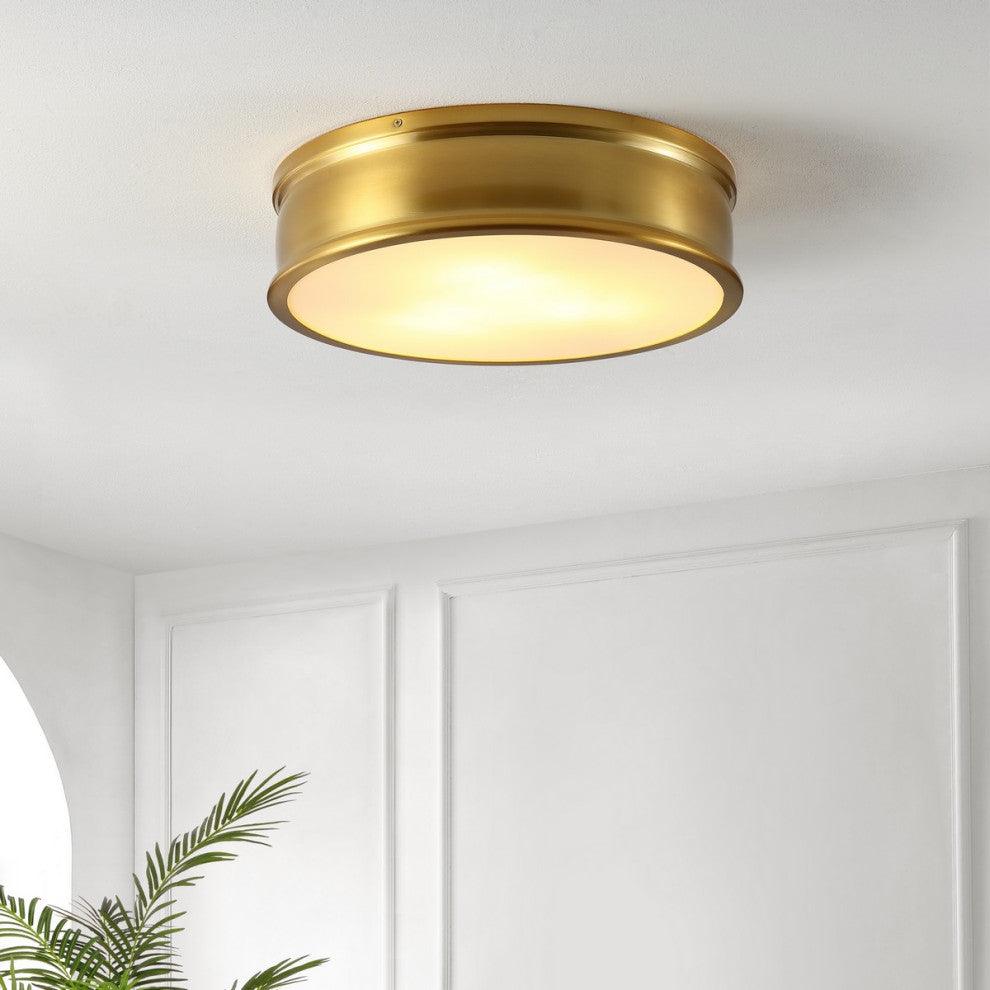 Safavieh Adria Flush Mount Brass Gold