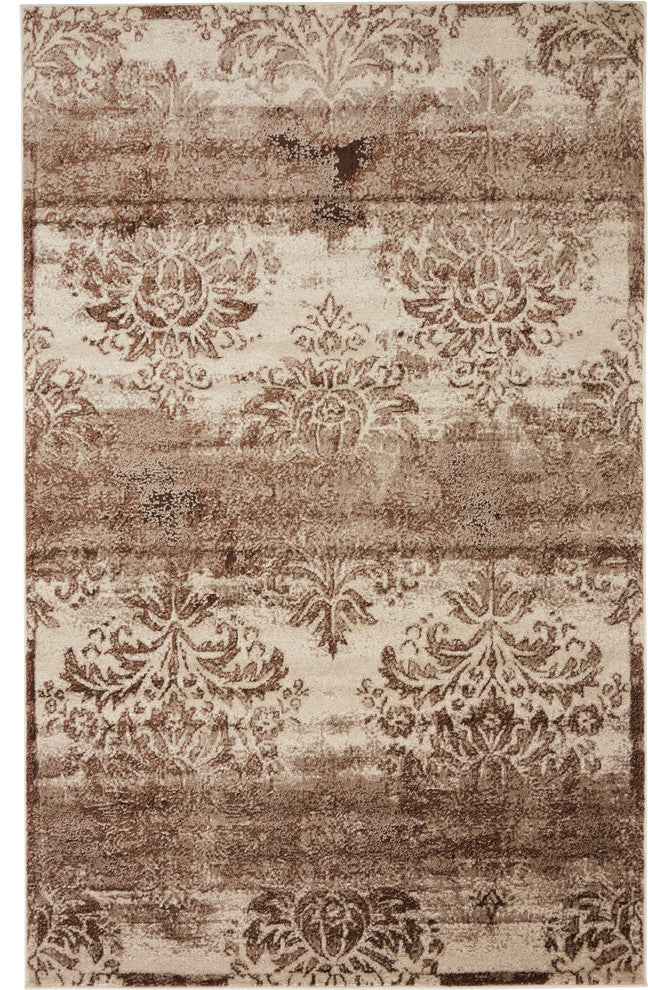 Unique Loom Dark Beige Grant Rushmore 5' 0 x 8' 0 Area Rug
