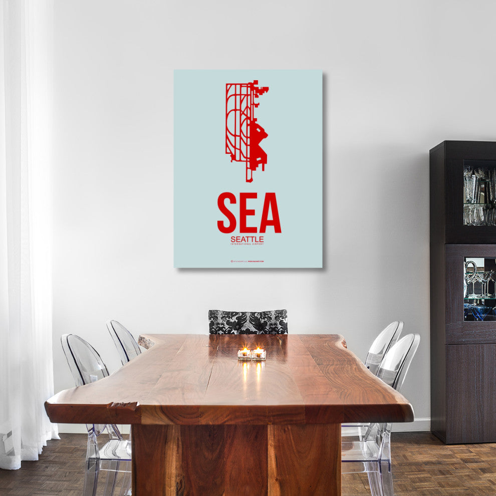 "SEA Seattle Poster 1" Fine Art Print