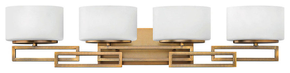 Hinkley Lanza Large Four Light Vanity, Brushed Bronze