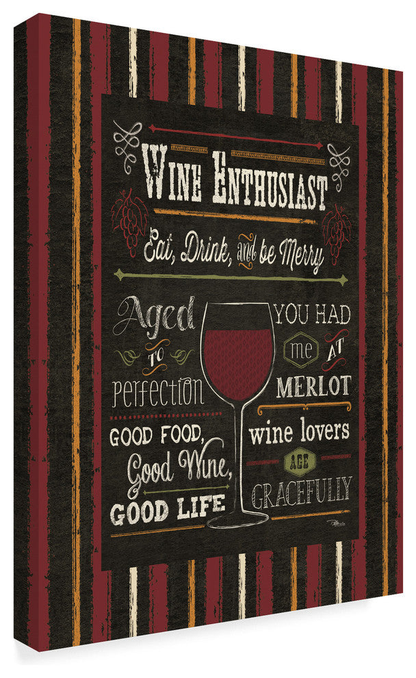 Pela Studio 'Wine Enthusiast II' Canvas Art, 35"x47"