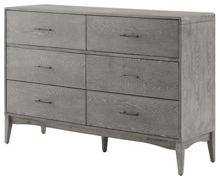 Dresser Drawer Chest Stand, Wood, Gray, Modern Farmhouse Living Room