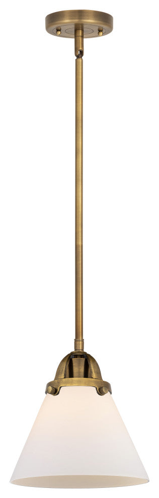 INNOVATIONS LIGHTING 288-1S-BB-G41-LED Large Cone 1 Light 7.75 inch Mini Pendant