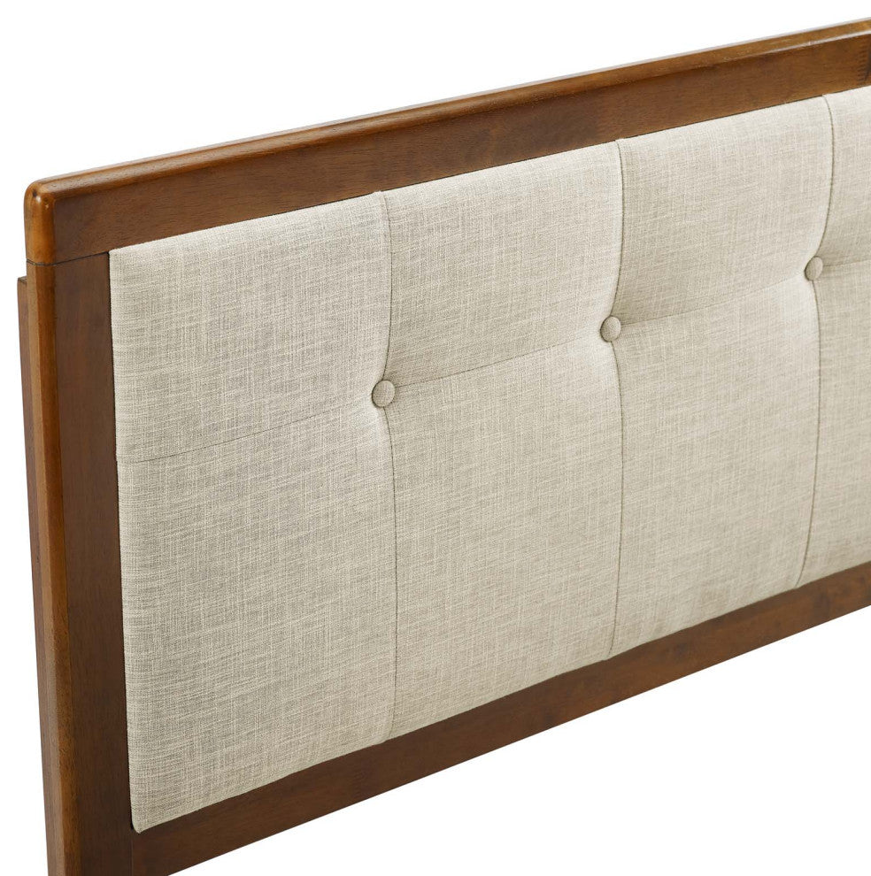 Modway Draper Tufted Full Fabric and Wood Headboard
