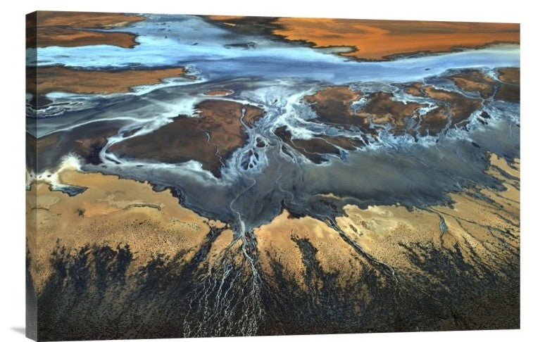 "California Aerial The Desert From Above" Canvas by Tanja Ghirardini, 24x16"