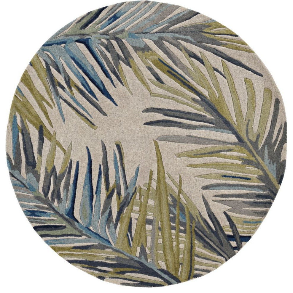 KAS Sparta 3138 Ivory Montego Area Rug, 7'6" Round