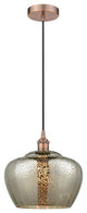 Innovations 616-1P-AC-G96-L Fenton 1 Light 11" Mini Pendant, Antique Copper