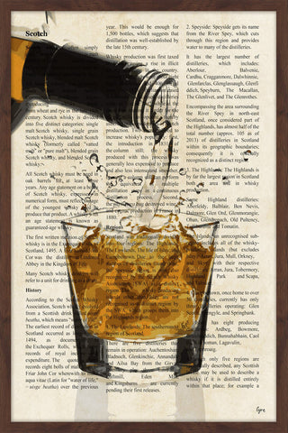 "Amber Happiness" Framed Painting Print, 20"x30"