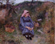 Camille Pissarro Seated Peasant Woman, Gallery Wrapped Canvas Print, 20"x25"