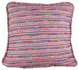 Decorative Throw Pillow Cover, 18"x18", Dusty Pink