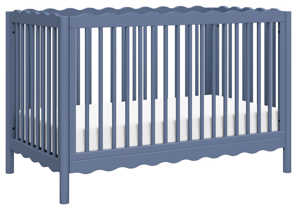 Swell 4-in-1 Convertible Crib With Toddler Bed Conversion Kit, Cove Blue
