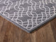 Abani Quartz QRZ180A Grey White Traditional Moroccan Trellis Area Rug