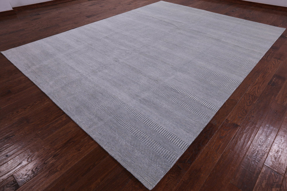 Savannah Gabbeh Wool and Silk Handmade Rug 9' 2" X 12' 2" Q6710