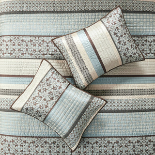 Madison Park Jacquard 5-Piece Coverlet Set, Full/Queen