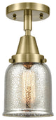 Innovations Lighting 447-1C-AB-G58 Small Bell 1 Light 5" Flush Mount