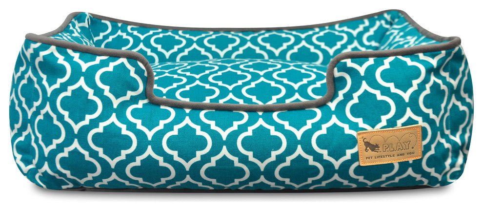 Lounge Bed Moroccan, Teal, Medium