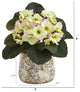 8in. African Violet Artificial Plant in Floral Design Vase (Set of 2)