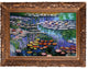 Water Lilies, Pink With Frame, 45.5"x33.5"